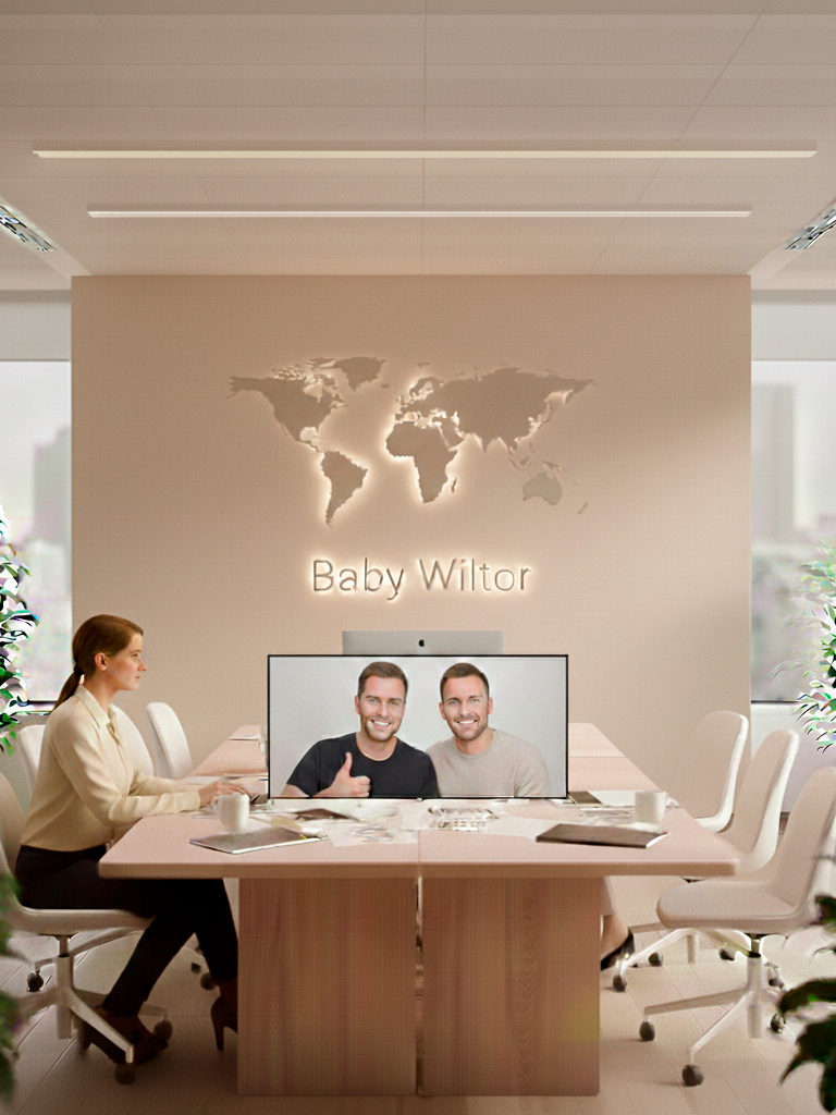 Baby Wiltor coordinator digital meeting